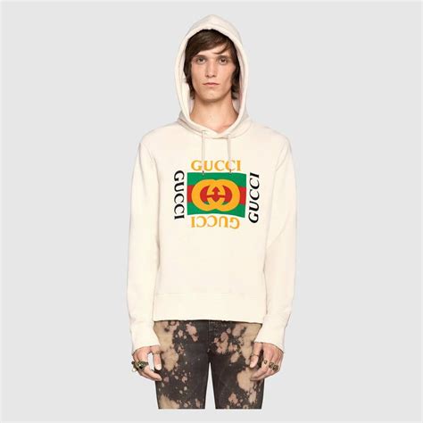 gucci logo sweatshirt|oversize sweatshirt with Gucci print.